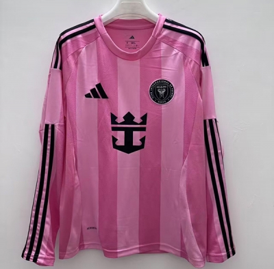 2526 Miami Home Long Sleeve Soccer Jerse